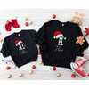 Christmas Sweatshirts - Black and White Letters