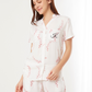 Hazy Leaves Printed Pajamas