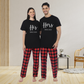 Couples Matching Black T-Shirt with Pants - His Her