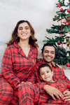 Sweet Christmas Checks Matching Family Pajamas