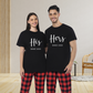 Couples Matching Black T-Shirt with Pants - His Her