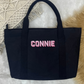 Personalized Tote Bag with Shadow Font