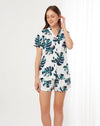 Palm Leaf Printed Pajamas