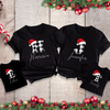 Christmas T-Shirts - Black with Black Checks
