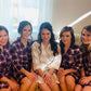 Flannel Robe for Bridesmaids Getting Ready Outfit