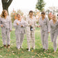 Flannel Pajama Set for Bridesmaids