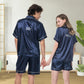 Couples Satin Luxe Pajamas Set